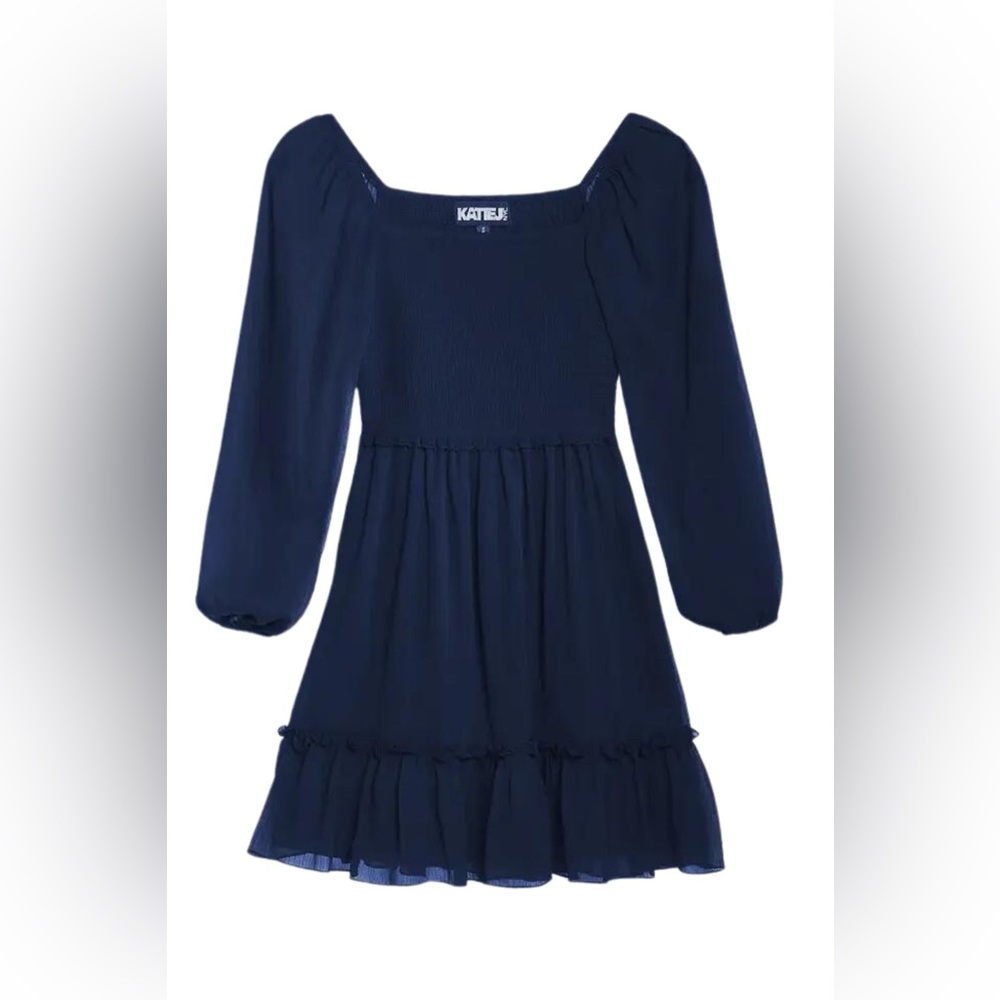 Katie J NYC junior Molly dress- Navy blue